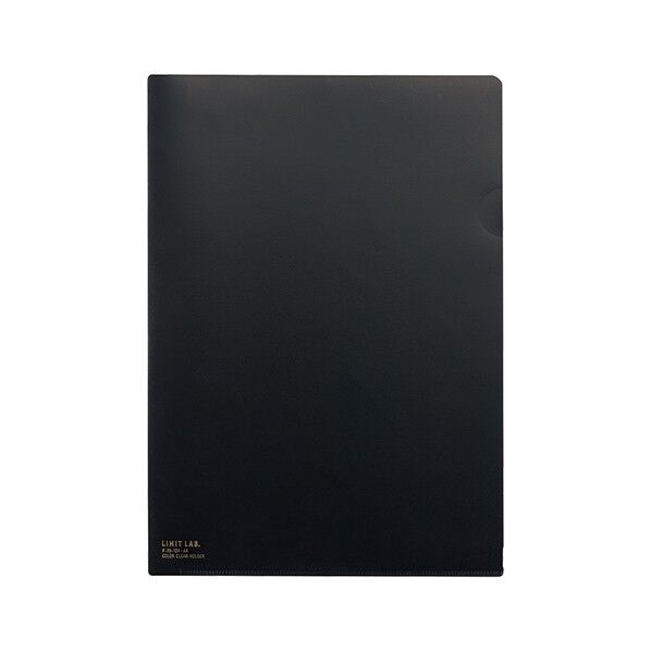 リヒトラブ カラークリヤーホルダー 220×1×310mm シークレットブラック F78-124 1枚