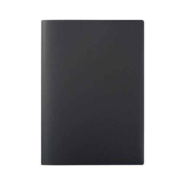 リヒトラブ SELFANAソリッドホルダー2ポケット 228×4×320mm ピュアブラック F7202-24 1点
