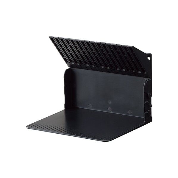 リヒトラブ 1冊でも倒れないブックスタンドMediu 142×120×122mm ブラック A3579-24 1点