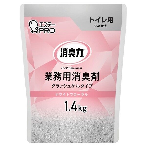 G消臭力 クラッシュゲル トイレ用 詰替 Wフローラ 1.4kg ST130474 1点