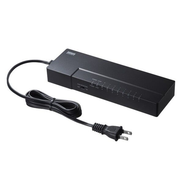 ギガビット対応タップ型スイッチングハブ LAN-GIGAT803BK 20点