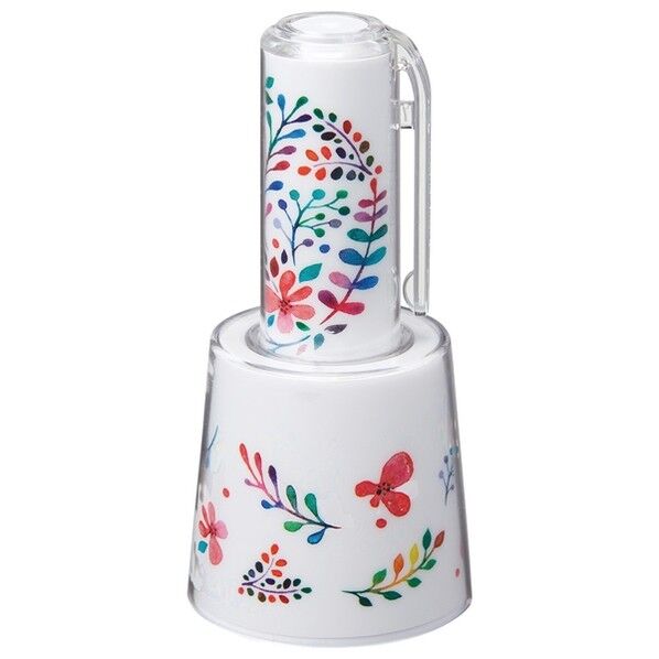 ネーム9着せ替えパーツフラワー柄ホワイト