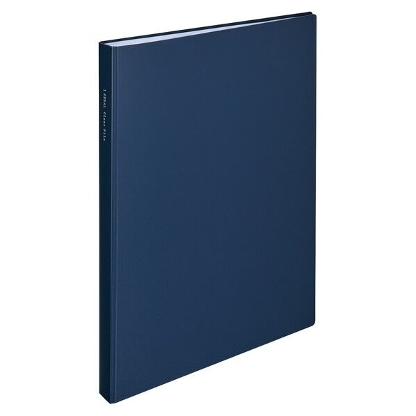 クリヤーファイル40P ネイビーブルー