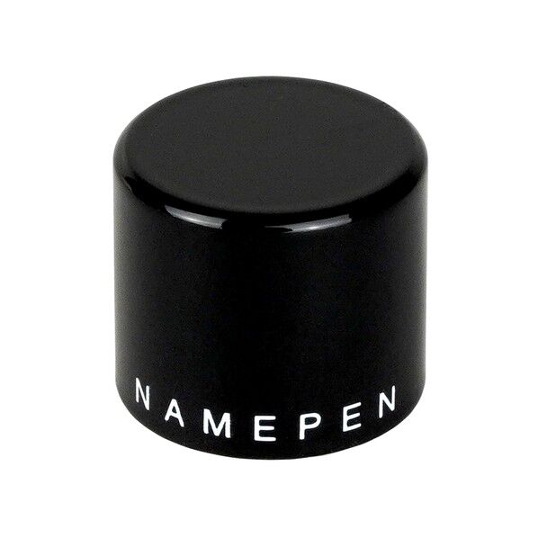 ネームペンログノ印面キャップ ブラック