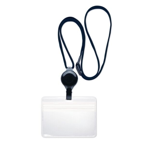 プロ 耐リール 吊下げ名札 青 NF-2184-B 1袋