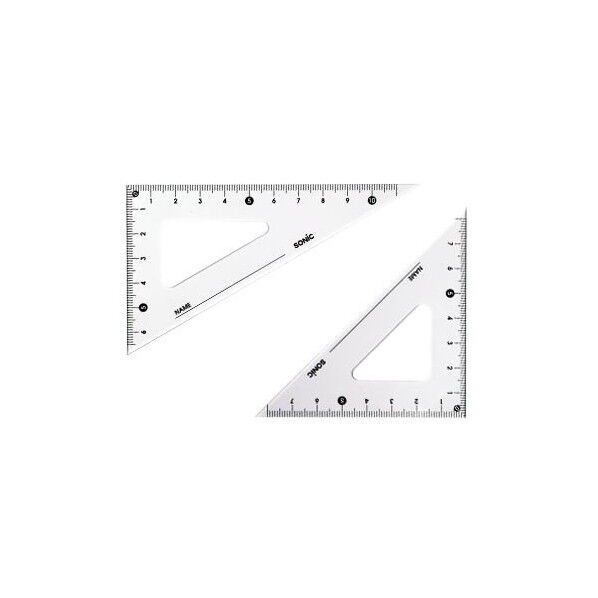 三角定規 12センチ 学納タイプ SN-377 1個