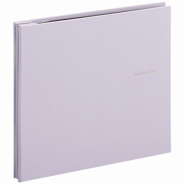 アルバム ドット糊黒台紙 Lパープル