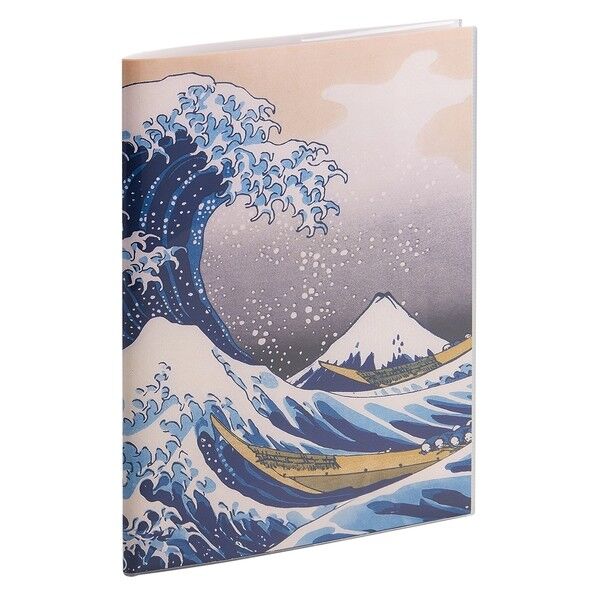 雅風 雅風 カバーノート グレートウェーブ 258.5×186.5×5mm セミB5 KH-2485-00 1冊