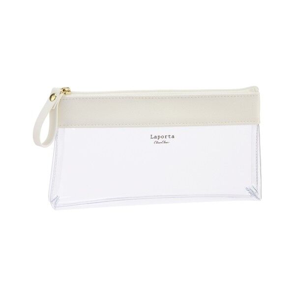 セキセイ ラポルタ クリアケース 110×210×30mm ホワイト LA-6336-70 1点