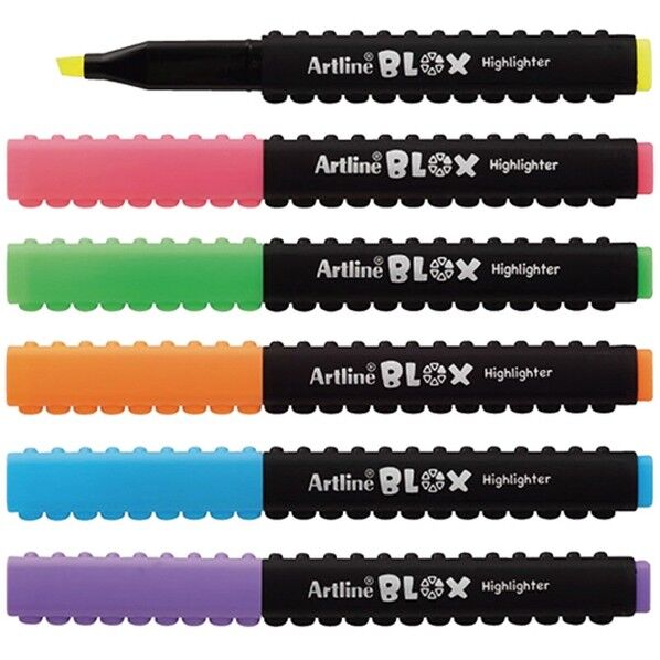 BLOX蛍光マーカー 6色セット KTX-600/6W 1点