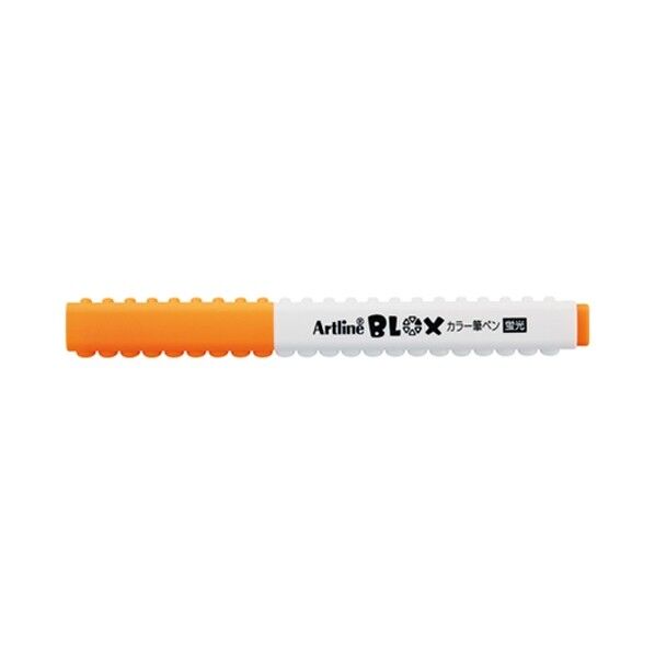 BLOX カラー筆ペン 蛍光オレンジ KTX-FF-OR 1点...