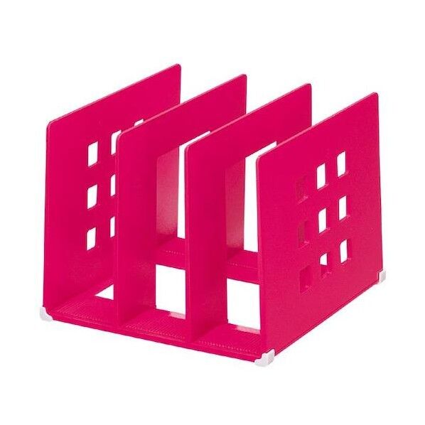 仕切りラックL 赤 200×208×160mm A-7321-3 1