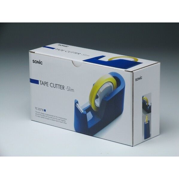 テープカッタースリム ブルー 64×102×194mm TC-227-B 1