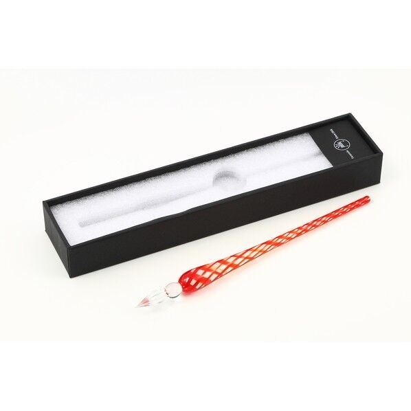 ガラスペンラインメッシュ レッド