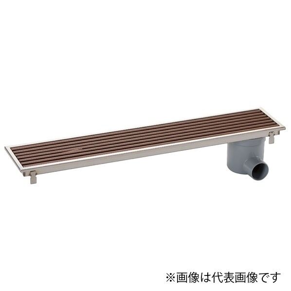 排水ユニット 樹脂グレーチング カラー浅型 非防水横引き 450mm 150角タイル用