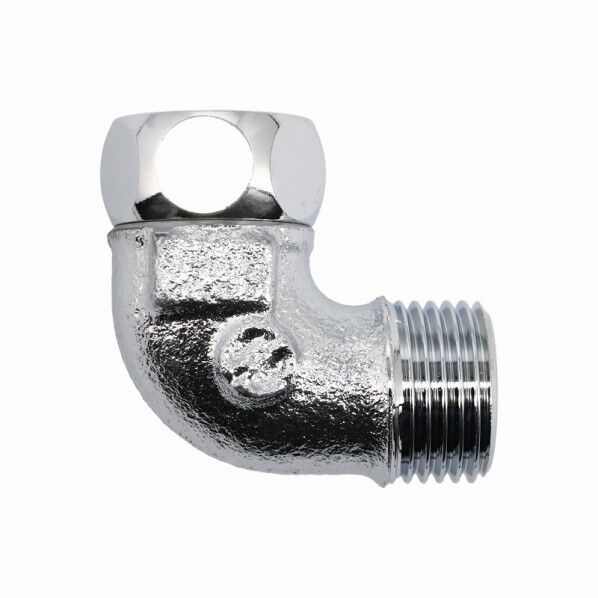 ガオナ フレキエルボ フレキ継手 片ナット継手 配管 接手 90°曲げ 直角 L字