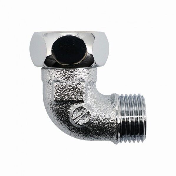 ガオナ フレキエルボ フレキ継手 片ナット継手 配管 接手 90°曲げ 直角 L字