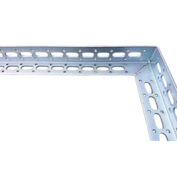 IVALUE イージーブラケット 両穴ブラケット(釘穴付)【ユニクロメッキ】