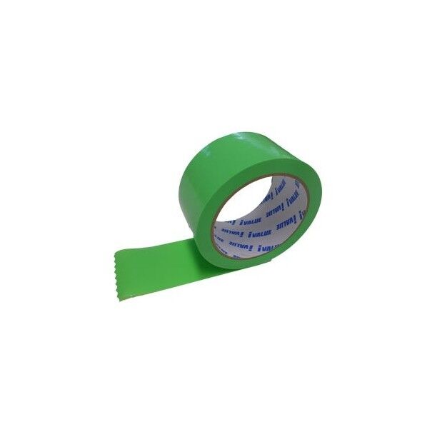 IVALUE 中粘着養生テーフﾟ【薄緑色･50mmX25m】