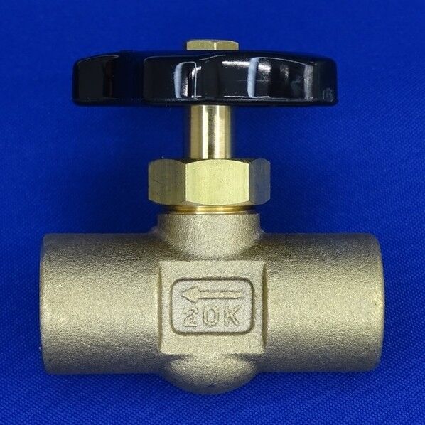 IVALUE HTSG 黄銅 圧力計用ニートﾞル弁 蒸気用【20K･テーハﾟメネシﾞX平行メネシﾞ】
