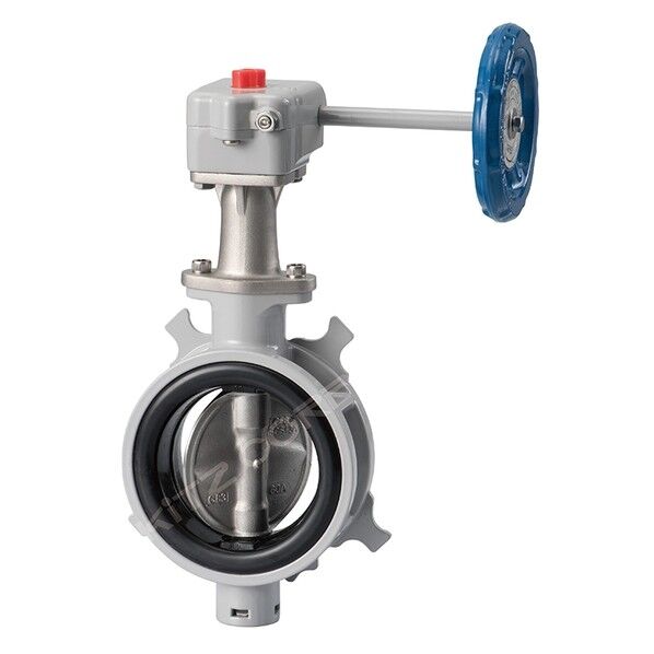 キッツ 耐塩素EPDMシート アルミ製バタフライ弁【ギア式】