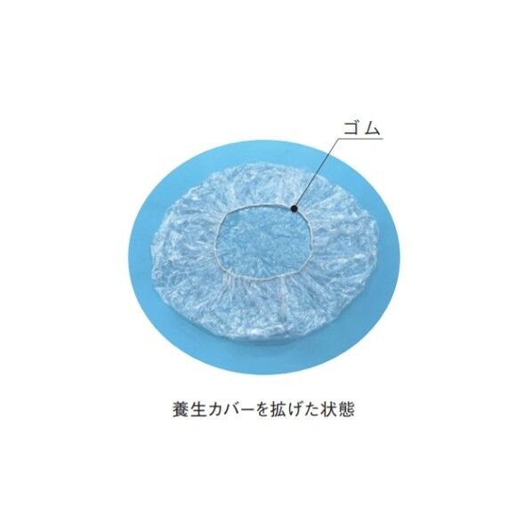 オーケー器材 養生カバー ラウンドフロータイプ 840X840(100枚入り) K-CYS 1点
