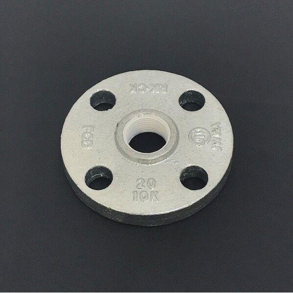 リケン 白 10K ZD 鋳鉄製 ねじ込フランジ