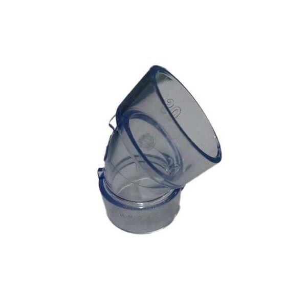 セキスイ 透明 DV-45°L 45°エルボ