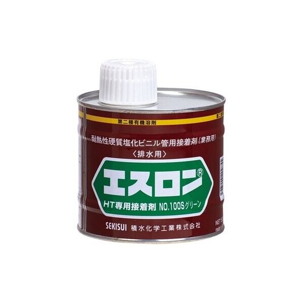 セキスイ 塩ヒﾞ接着剤 No100S 【HT 排水専用 色:クﾞリーン】