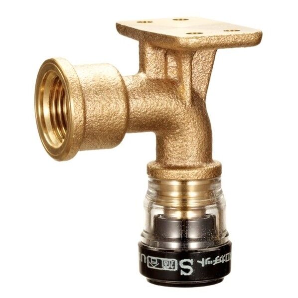 セキスイ SMW エスロカチットS 台付き給水栓 エルホﾞ 首長