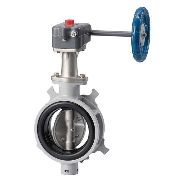 東洋ハﾞルウﾞ 給水用アルミ製ハﾞタフライ弁 耐塩素EPDMシート キﾞア式