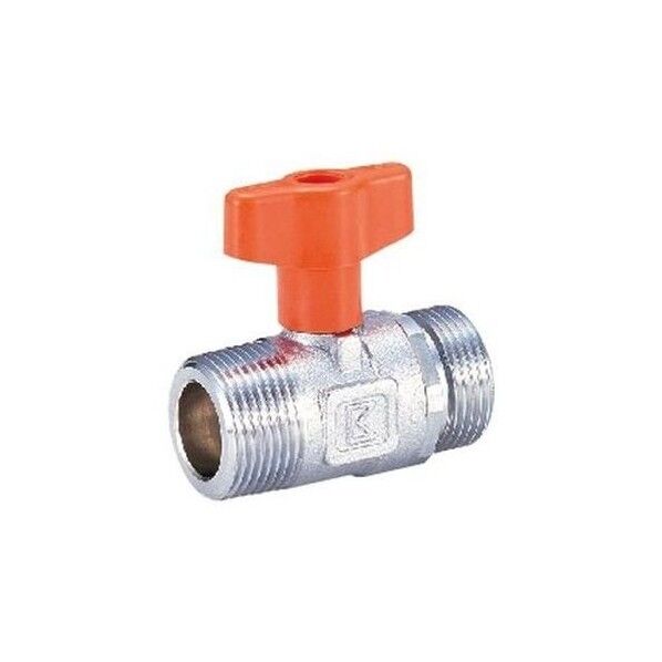 キッツ オレンシﾞホﾞール 給水用BV 【テーハﾟおねじX平行おねじ･メッキ】