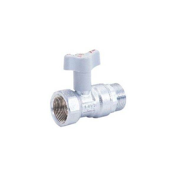 キッツ 【チャッキ弁内蔵・テーパめねじX平行おねじ・メッキ】