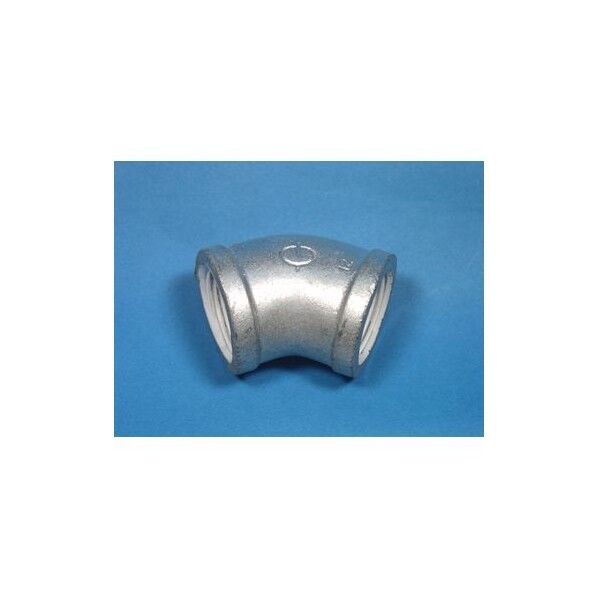 リケン ZD 白 45°エルボ (バンド付)