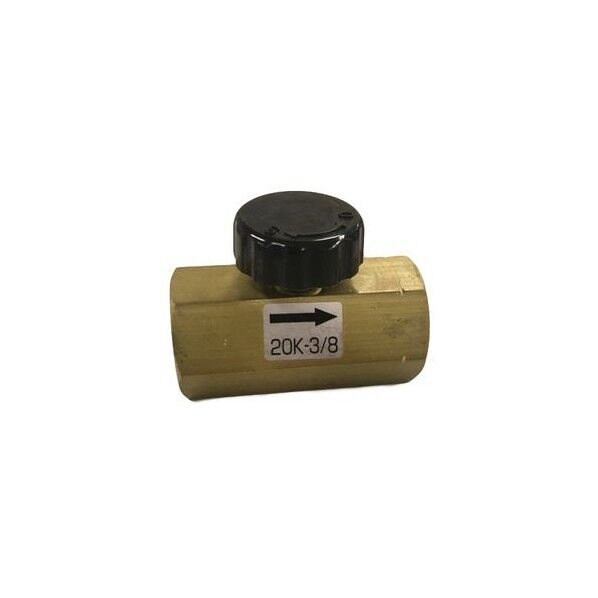 IVALUE IYSG 黄銅 圧力計用ニードル弁 【20K・テーパメネジX平行メネジ】