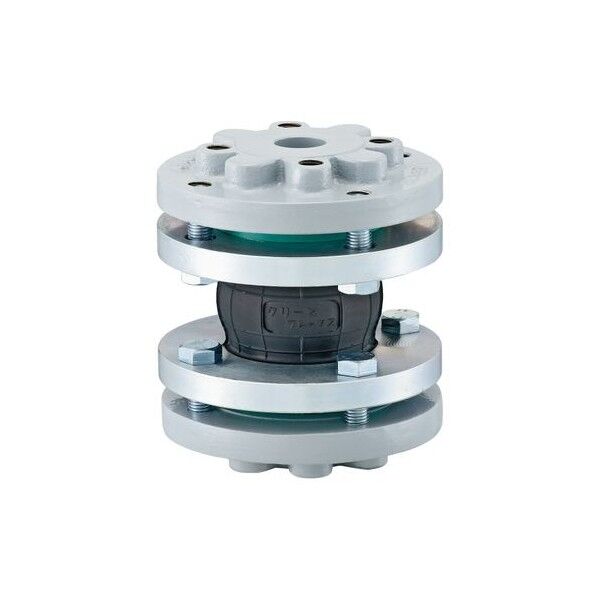 倉敷化工 ハﾟイフﾟサイレンサー【飲料水用･異径フランシﾞナイロンコート･SS400/10K