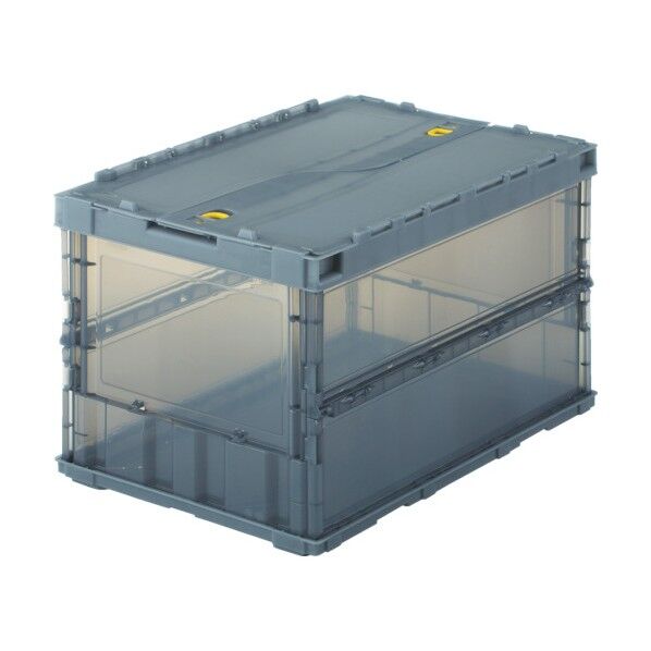 折りたたみコンテナ スケルコン 薄型タイプ(スライドロック蓋付)