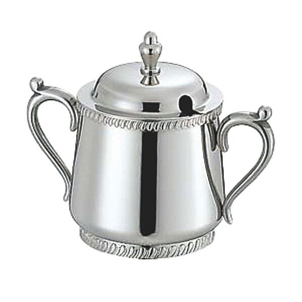 SW 18-8 菊渕 シュガーポット 7人用 310cc 1763200 61-6797-11 1点