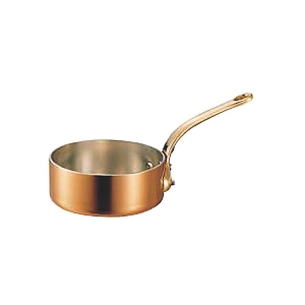 SW 銅 極厚 浅型 片手鍋 蓋無(真鍮柄)30cm 4658400 1個