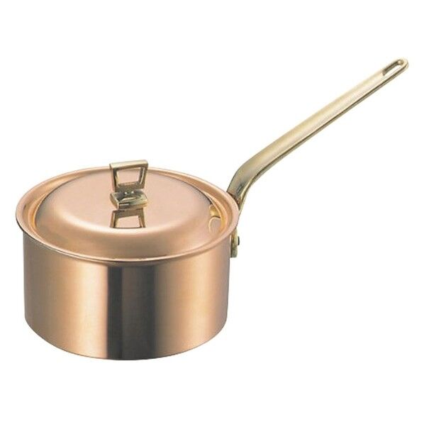 SW 銅 深型 片手鍋(蓋付)18cm 151800 1個