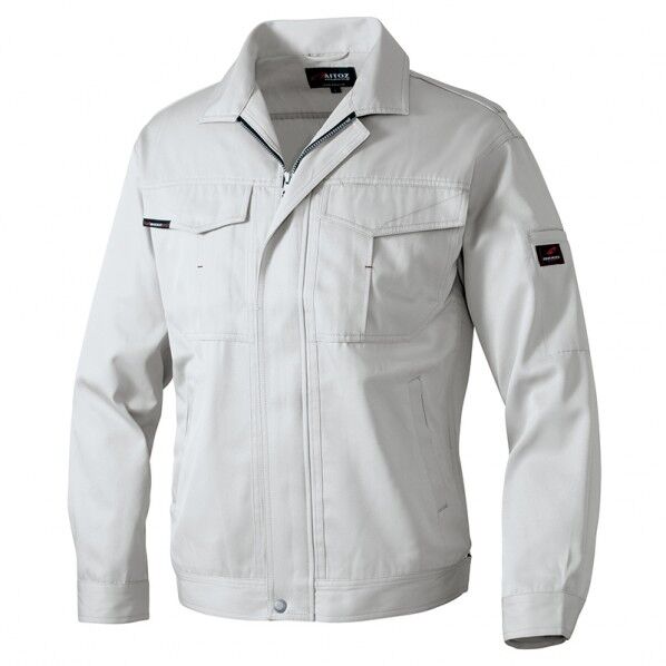 長袖ブルゾン 003シルバーグレー 3L 1601 1点