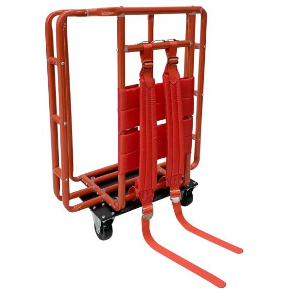 ホース背負器 車輪付き 2本用 W495xD260xH575mm 02SHS02A 1個