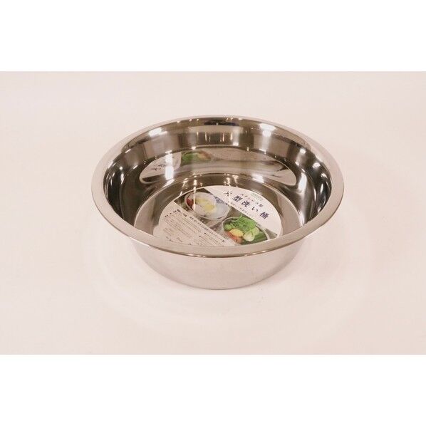 (特)丸型洗い桶 φ310mm 内径×高さmm(容量リットル):φ300×H100(5.7) 1点