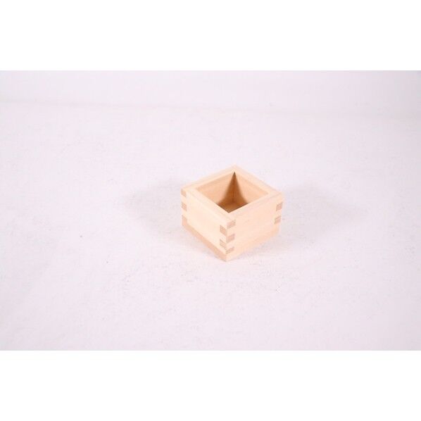 マス(桧製)5勺 外縦×横×高さmm:70×70×H45 1点