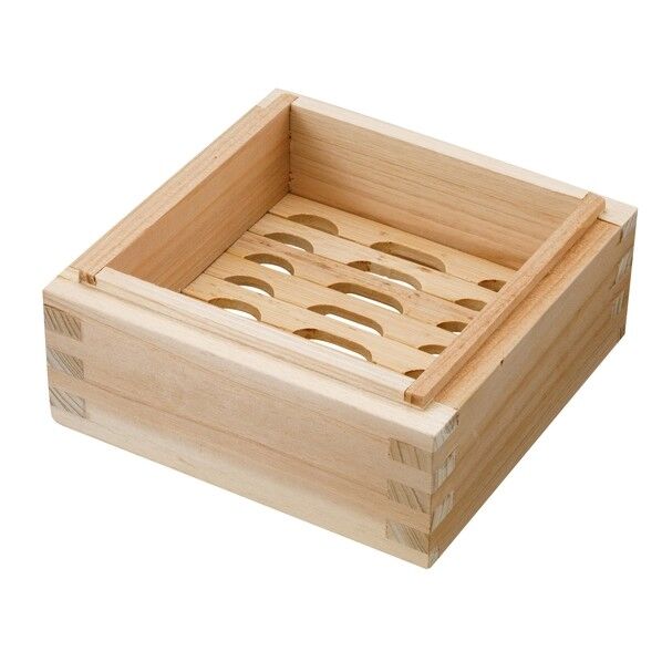 本格派杉製角型セイロ 身 15cm 外寸幅(内)×奥行(内)×高さmm:150(118)×150(118)×H65 436399 1点