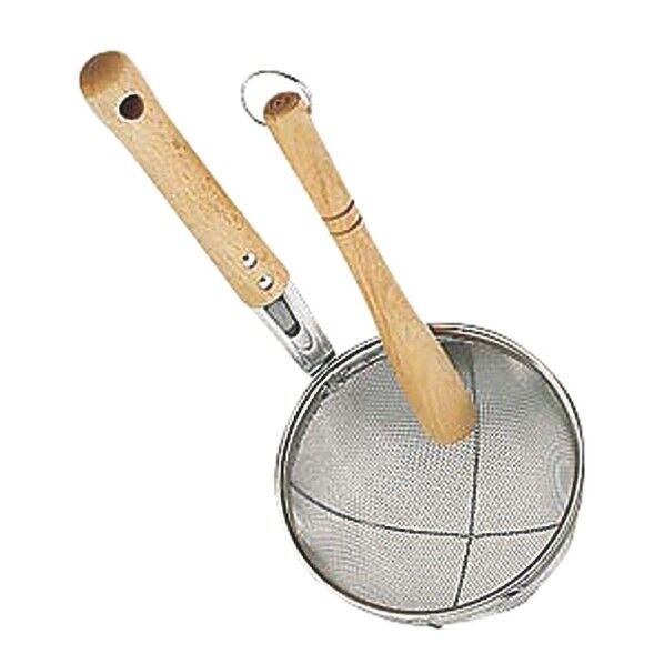 18-8木柄ミソコシ 大 大 AMS48001 1個