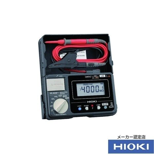HIOKI 5レンジ絶縁抵抗計 IR4051-10 成績表・トレサ付 178×163×56MM IR4051-10SEISEKI-TRACETUKI 1個