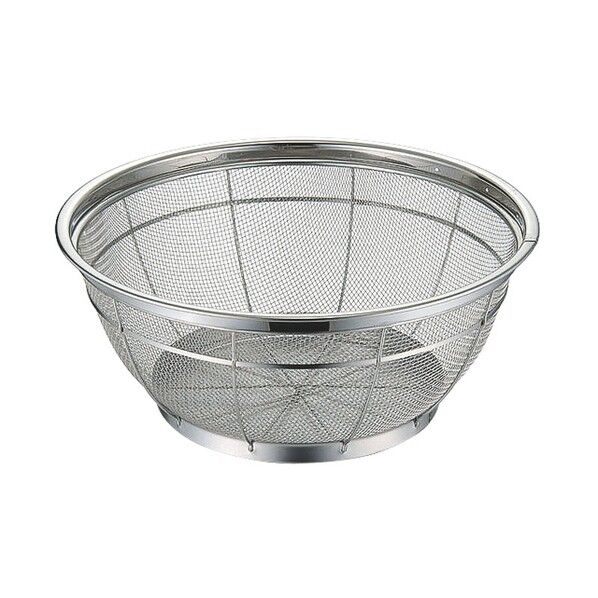 BK 18-8 浅型ザル 荒目 37.5cm 6.5メッシュ 8771600 1点