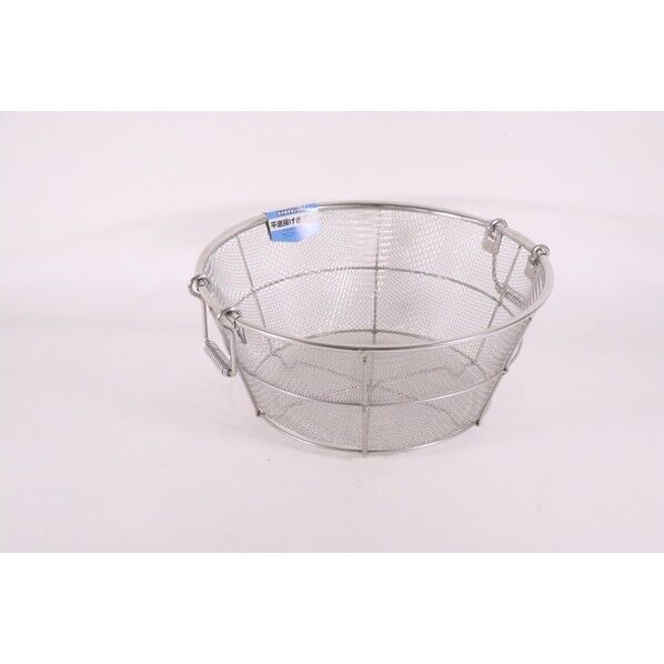 弁慶 18-8手付揚ザル 荒目 48cm 48cm AAG04048 1個