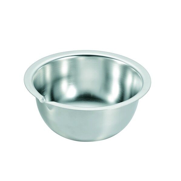 KO18-8深ボールフラットエッジ 注ぎ口付き18cm 072323018 1個